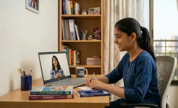 EdTution student in live class